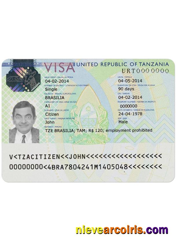 TANZANIA visa